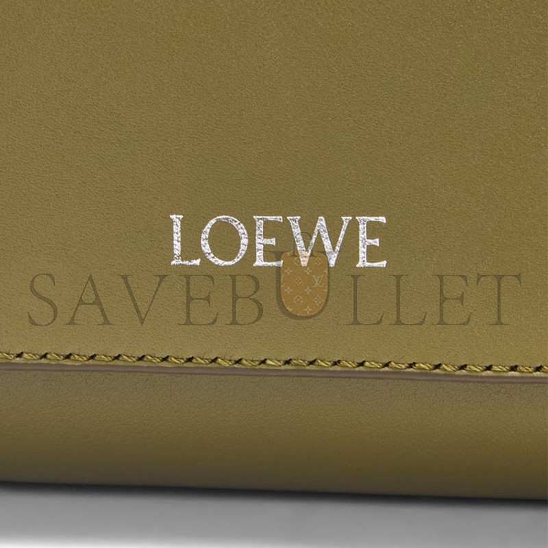 l0ew* flamenco satchel in shiny S*pple calfskin b411fsax04 (34*24*12cm)